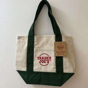 Trader Joe's Green Mini Tote Bag